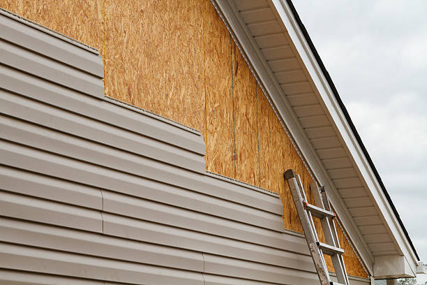 Professional Siding Replacement technician working in Boston, VA